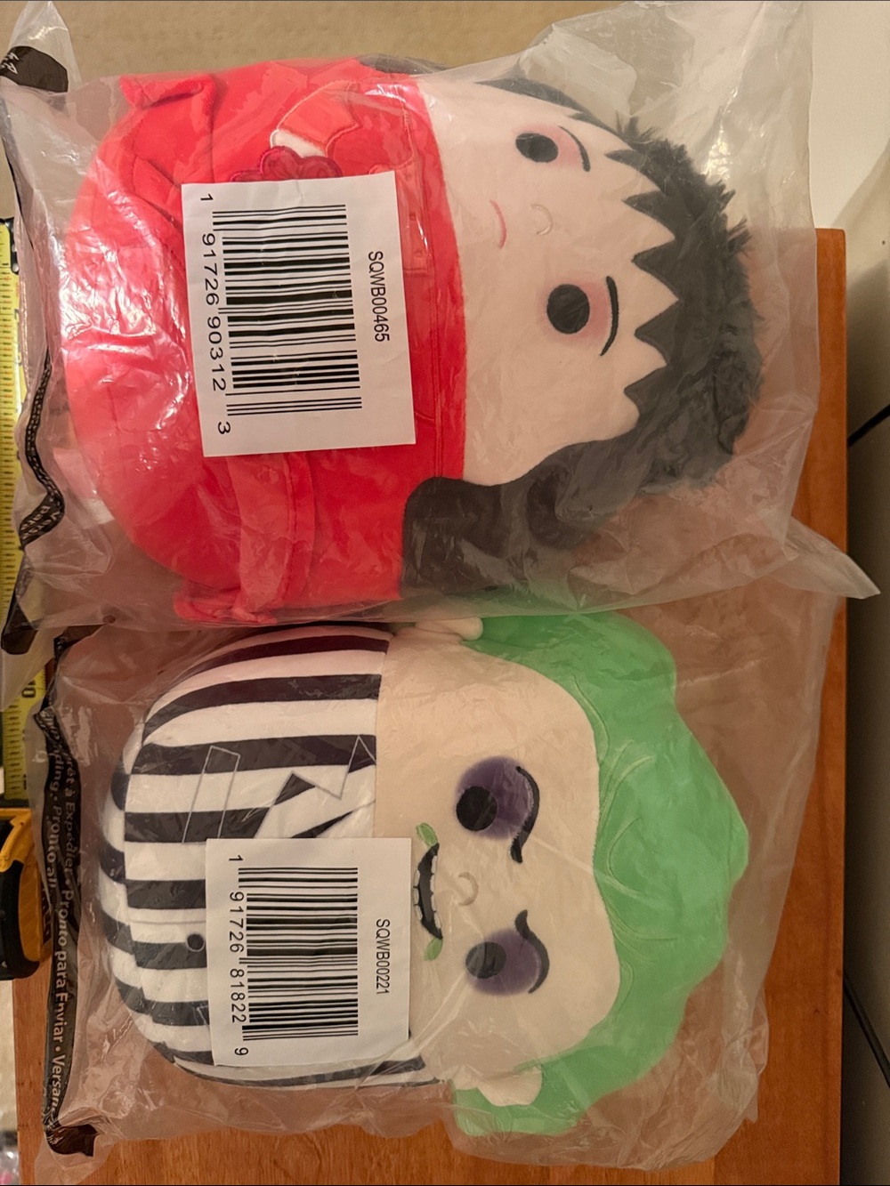 Squishmallows Red & Black Plush Duo - Green & Purple Accent